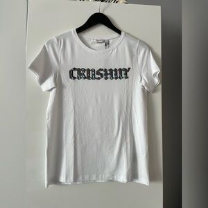 White Graphic Tee - Short Sleeve